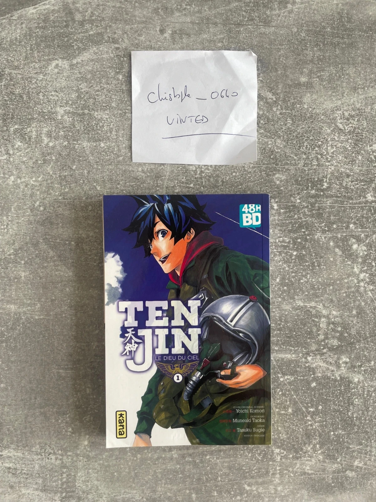 Manga Tenjin / Ten jin tome 1 en version française.